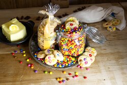 Bunte Cookies - Keks des Monats